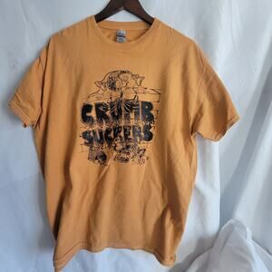 the Crumbsuckers   band   t shirt size   xl burnt orange